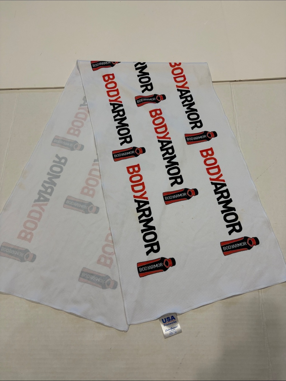 BodyArmor White Branding Sports Towel